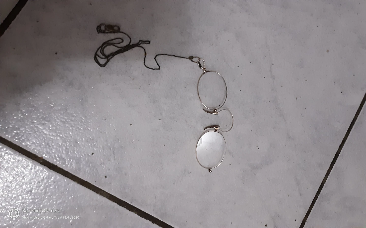Antique 1910 Nose pinch Pince Nez 12 karat  gold frame - photo 4