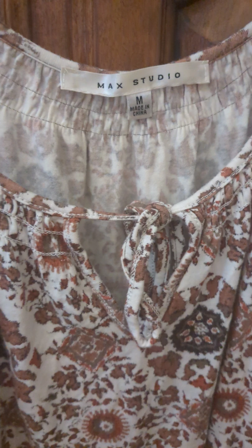 Max Studio Women's Floral Print Blouse Size M - photo 2