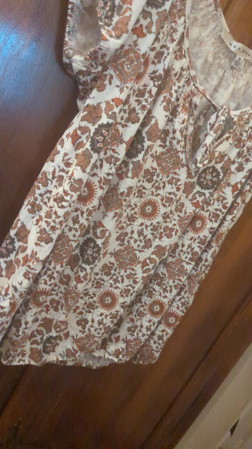 Max Studio Women's Floral Print Blouse Size M - photo 5