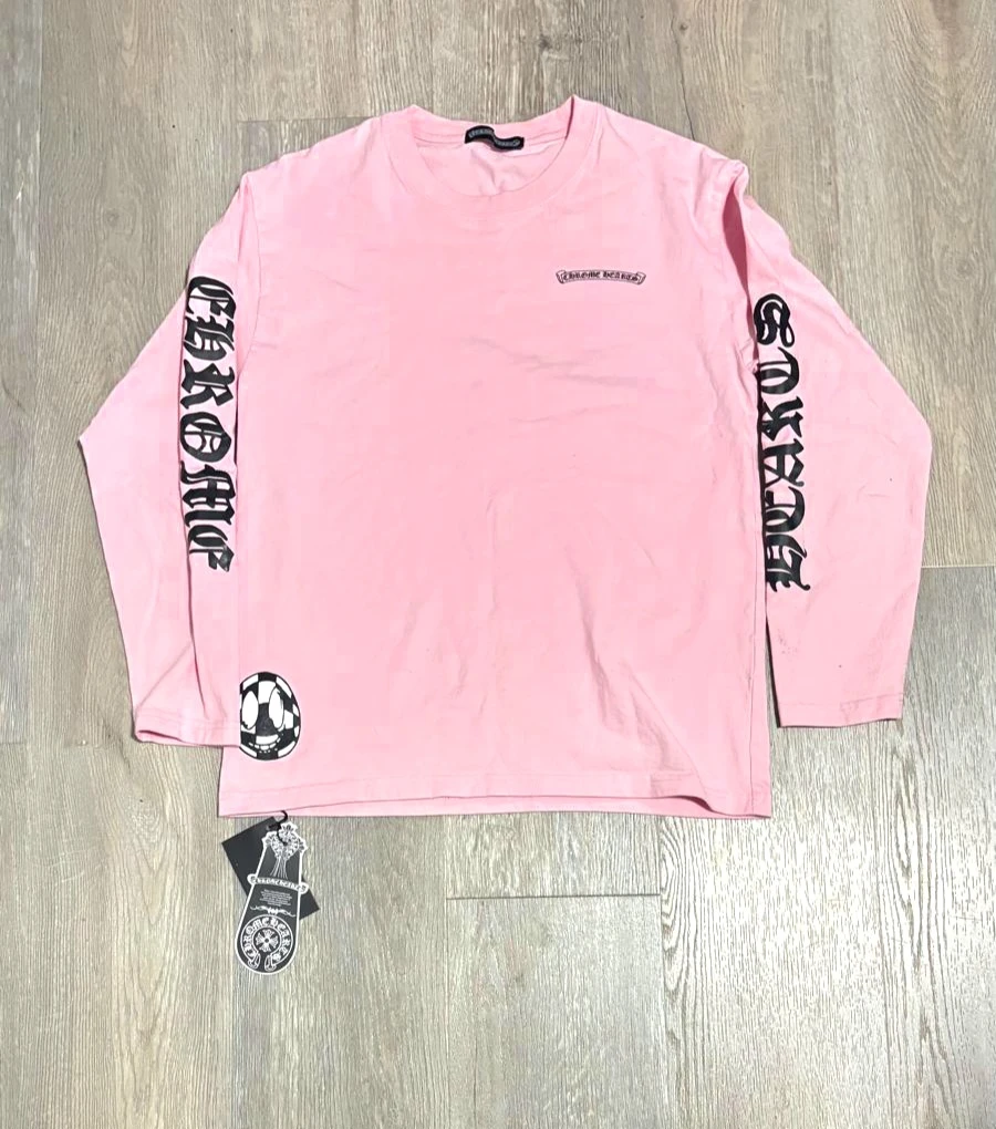 High Quality Chrome Hearts Pink Longsleeve