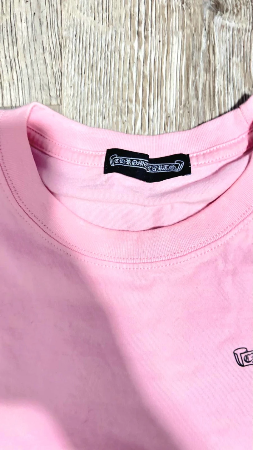 High Quality Chrome Hearts Pink Longsleeve - photo 3