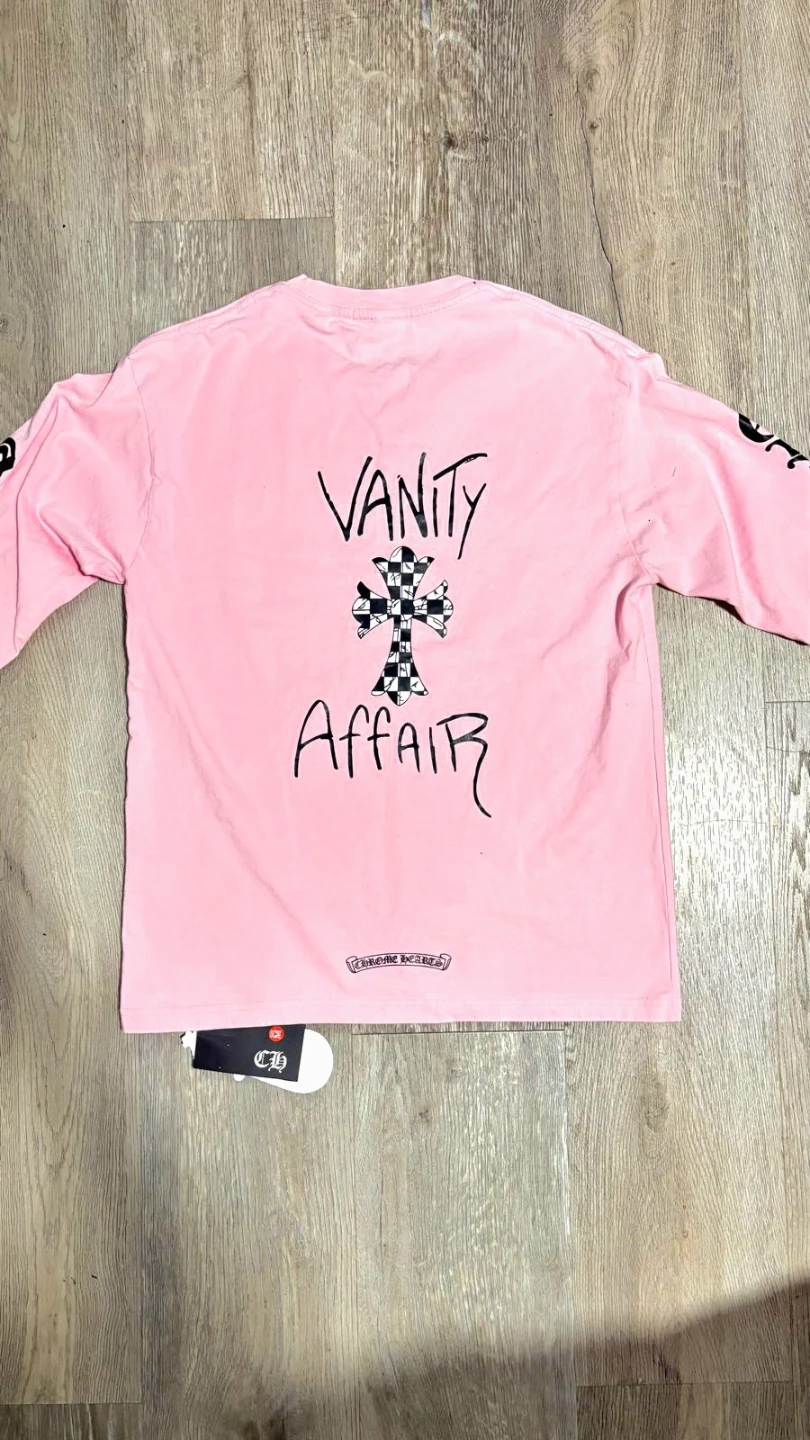 High Quality Chrome Hearts Pink Longsleeve - photo 4