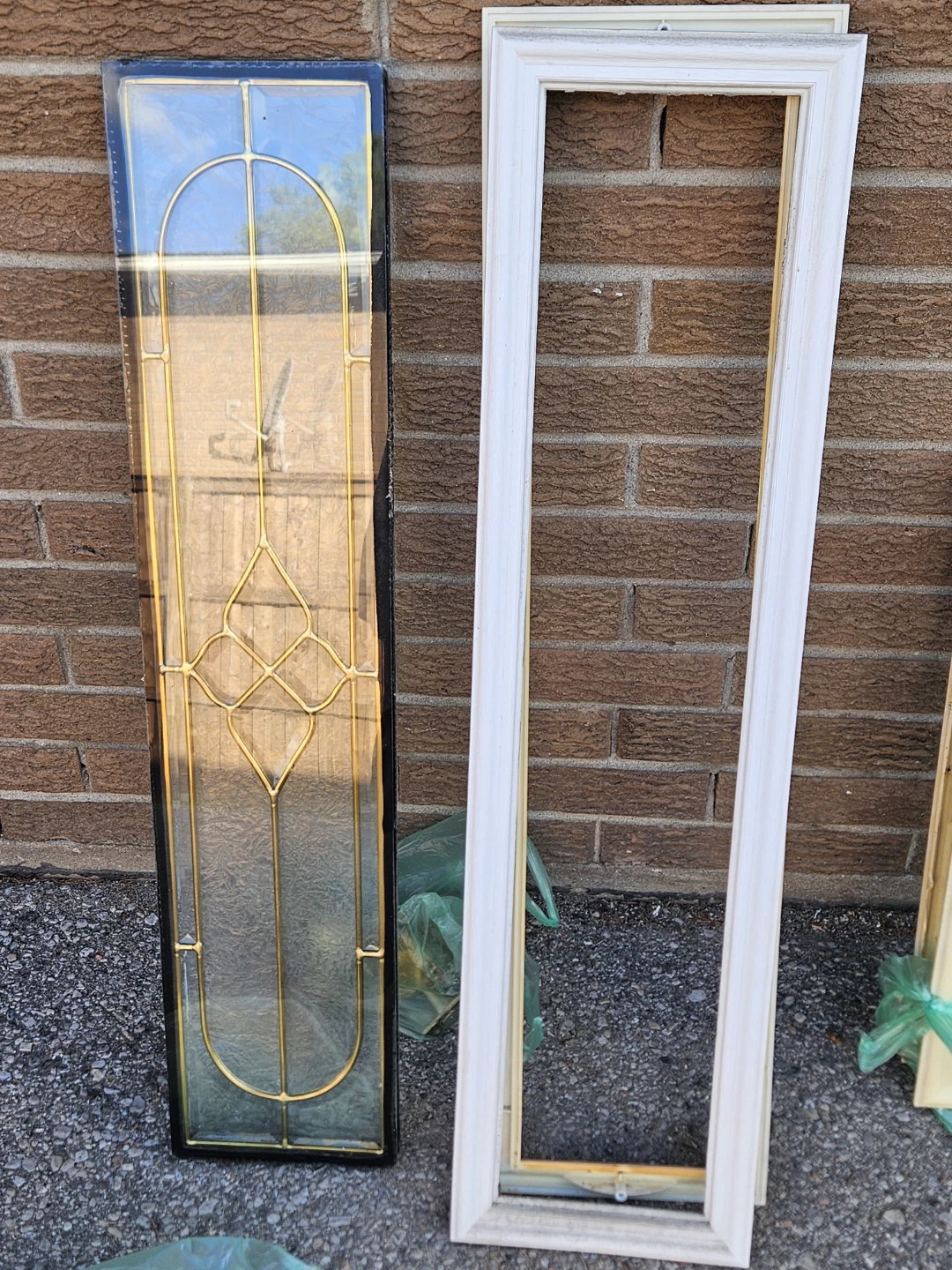 Decorative Stained Glass Panel with Frame - photo 3