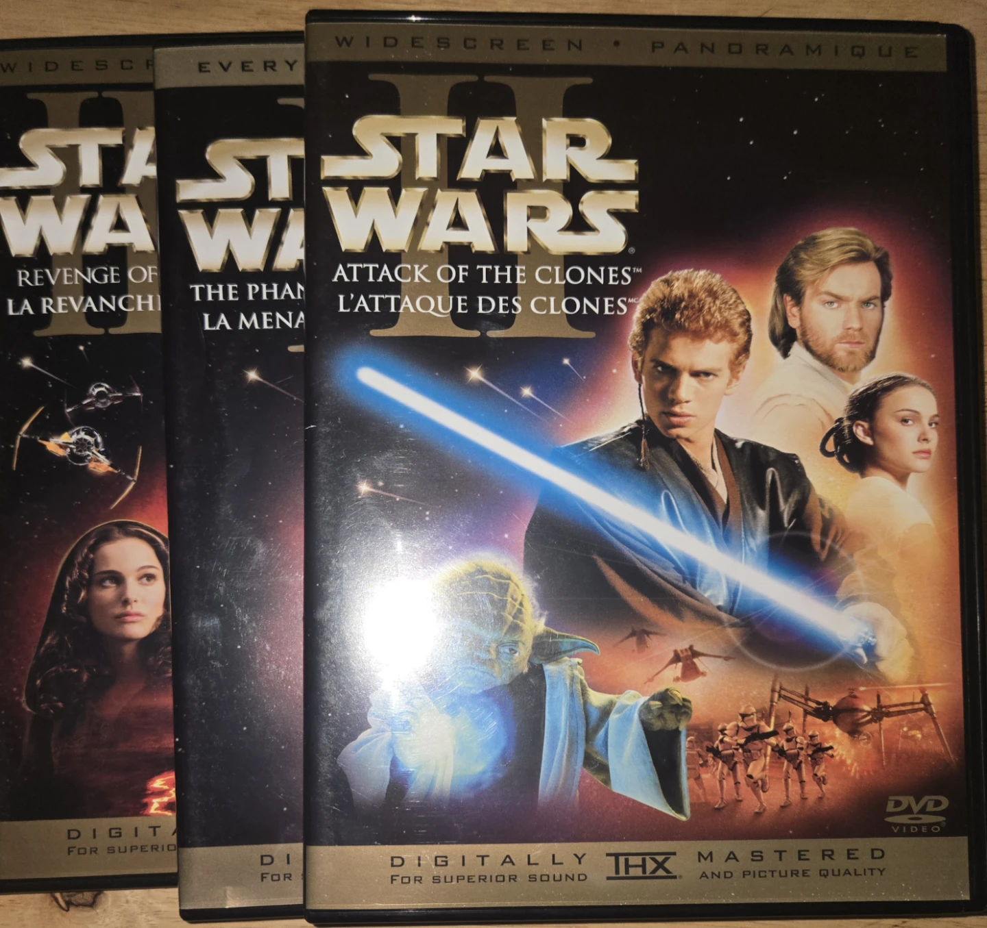 Star Wars Prequel Trilogy DVD Set - photo 2