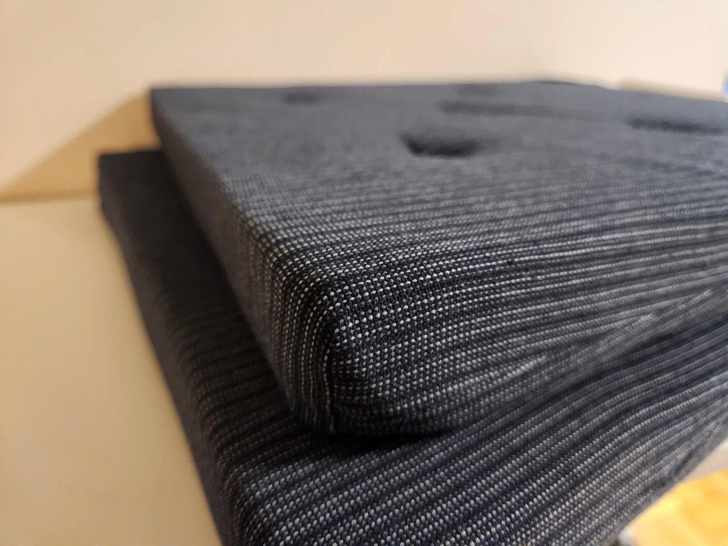 New Dark Blue Striped Chair Cushions (Set of 2) - photo 2