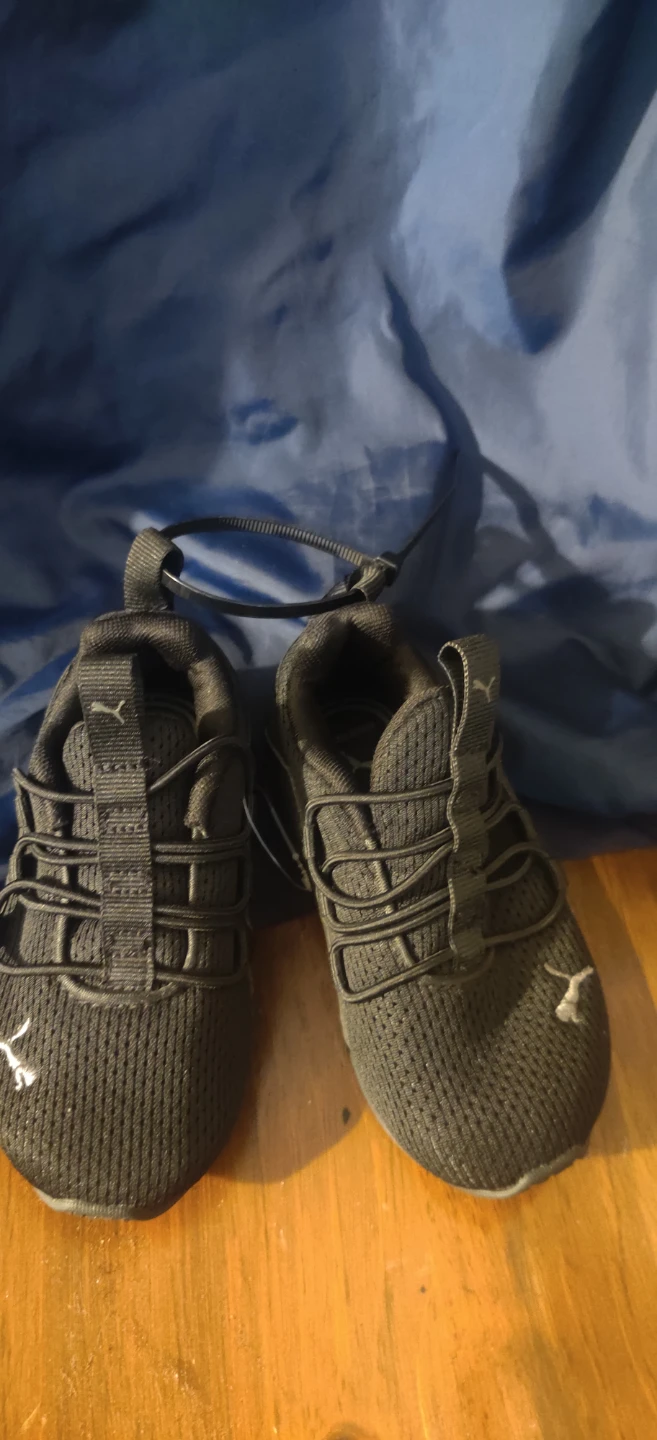 Black Puma Running Shoes kids size 6