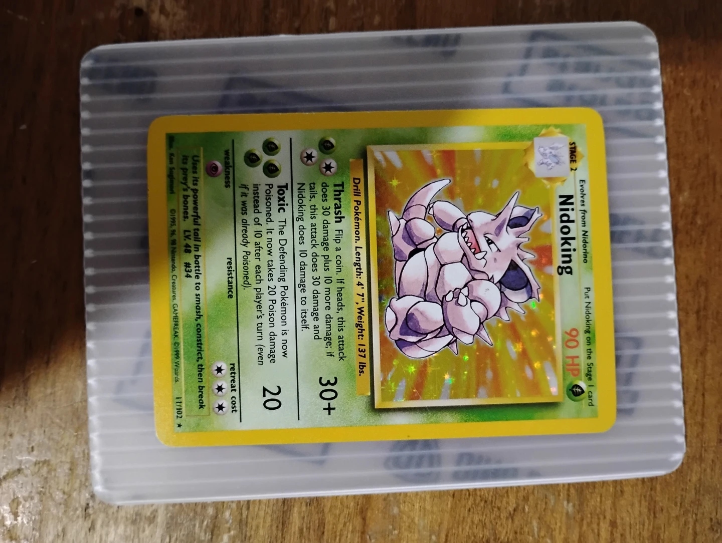 Nidoking Holo Base Set Unlimited