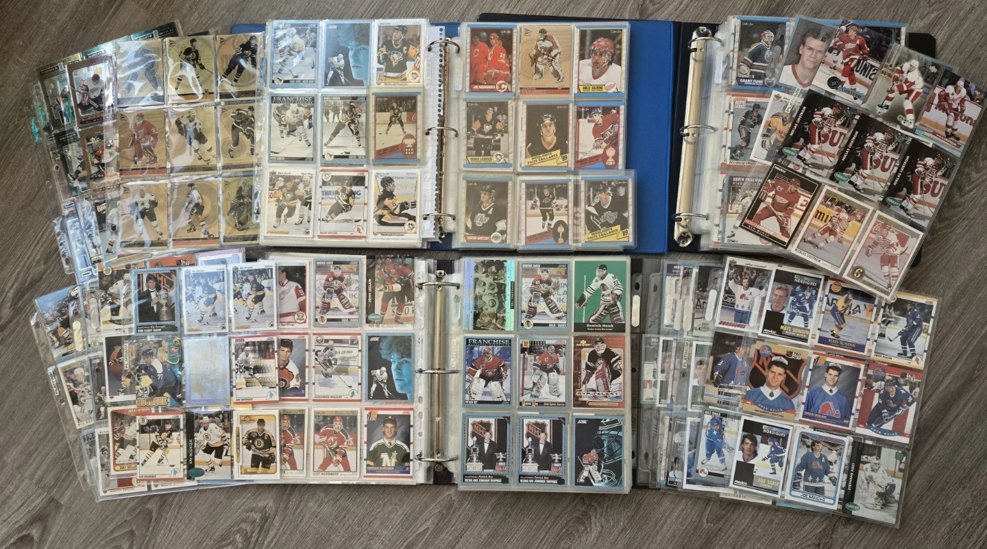 1000+ Hockey Card Lot, 1989-2000. Rookies & Stars, NO Commons.