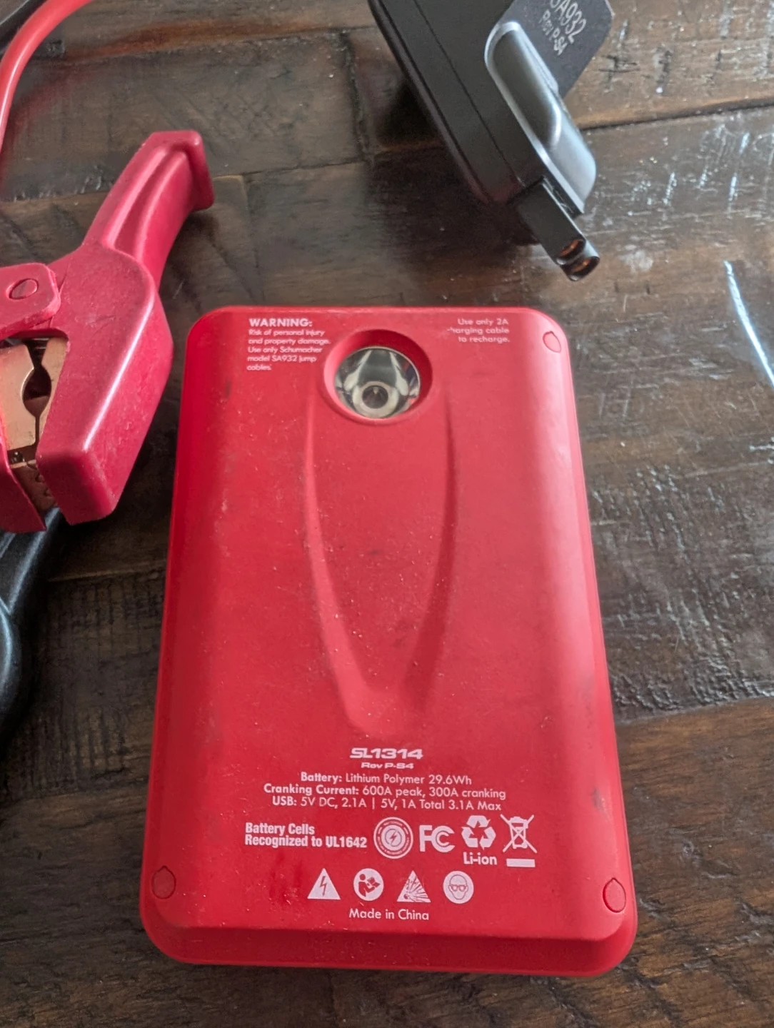 Schumacher SL1314 Jump Starter Booster Pack with Bag - photo 3