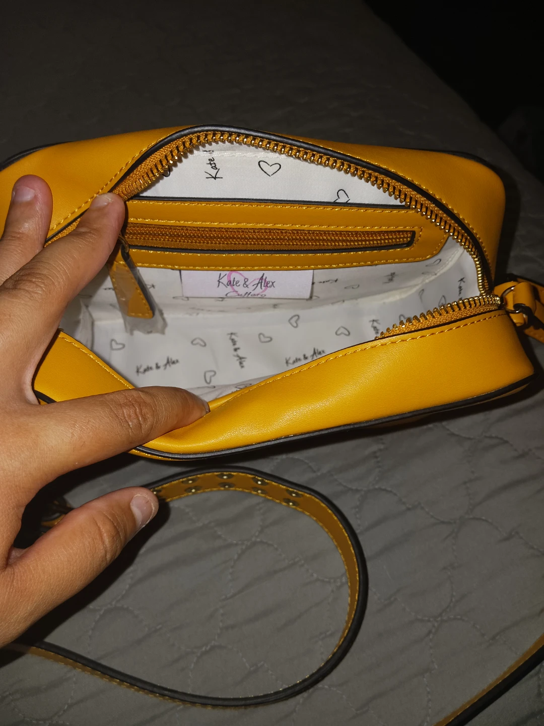 Kate & Alex Yellow Crossbody Bag - photo 3