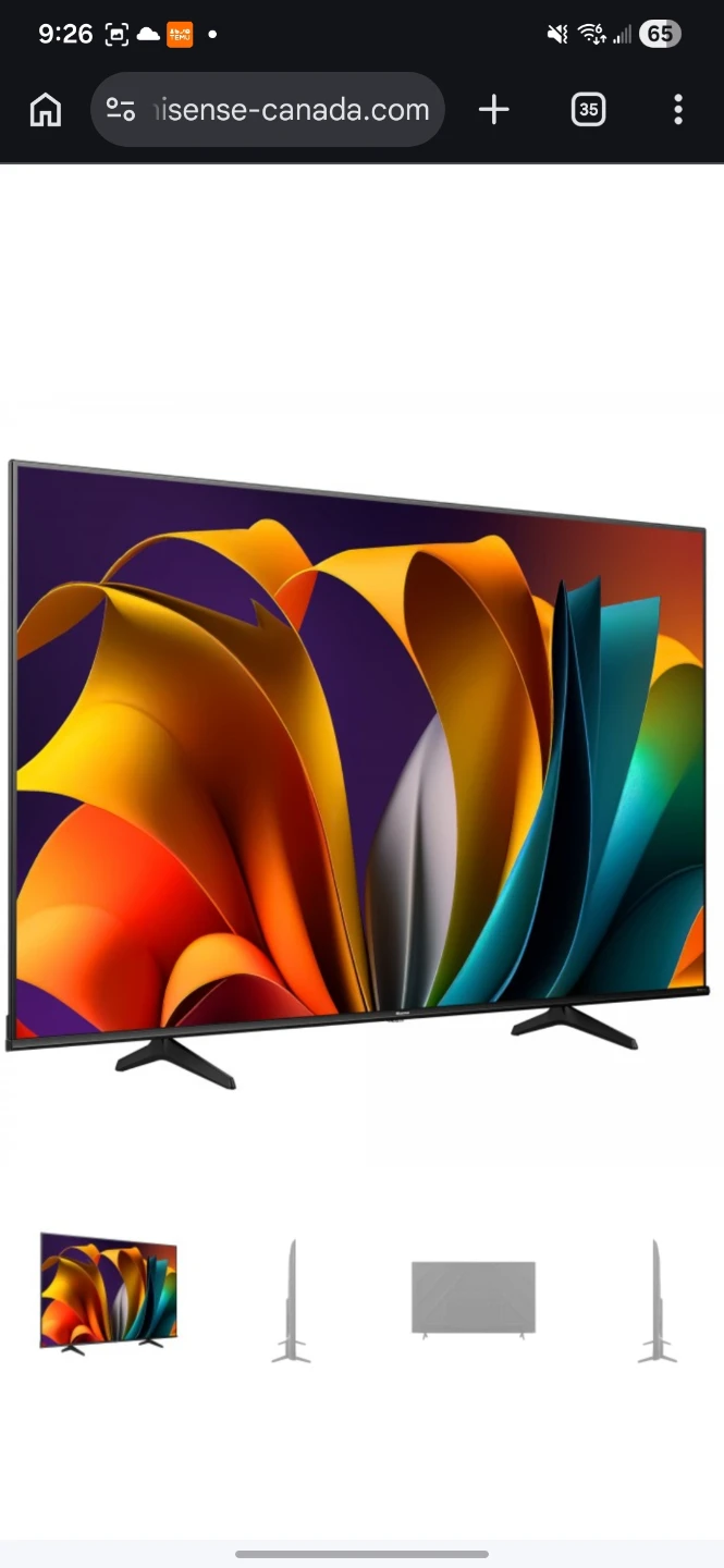 Hisense UHD A68N Google TV - photo 2