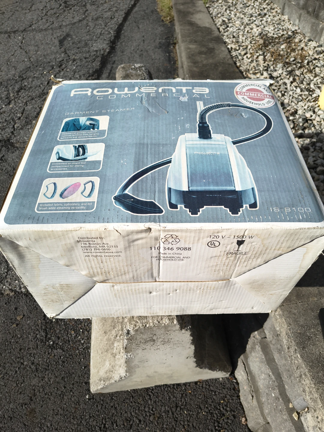 Rowenta commercial garment steamer