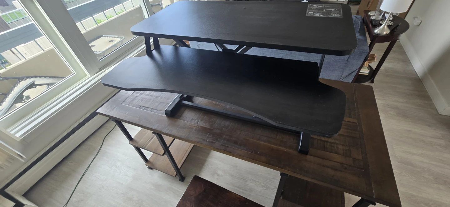 Adjustable Standing Desk Converter - photo 2