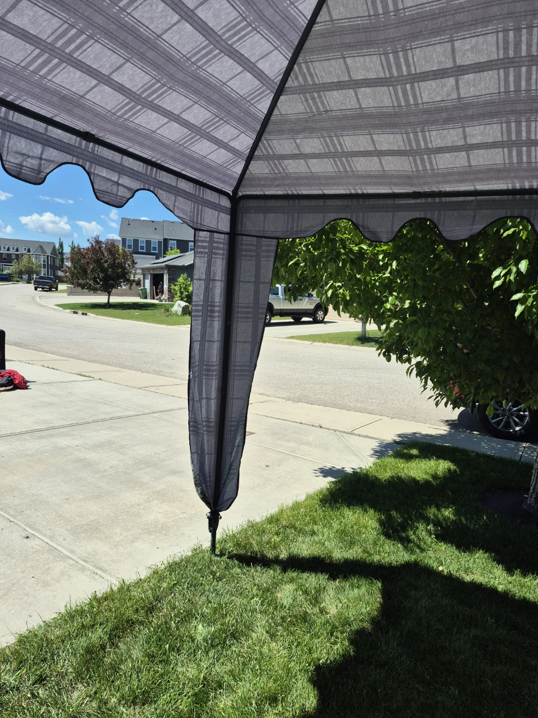 Canopy Tent with Metal Frame and Fabric Cover - photo 3