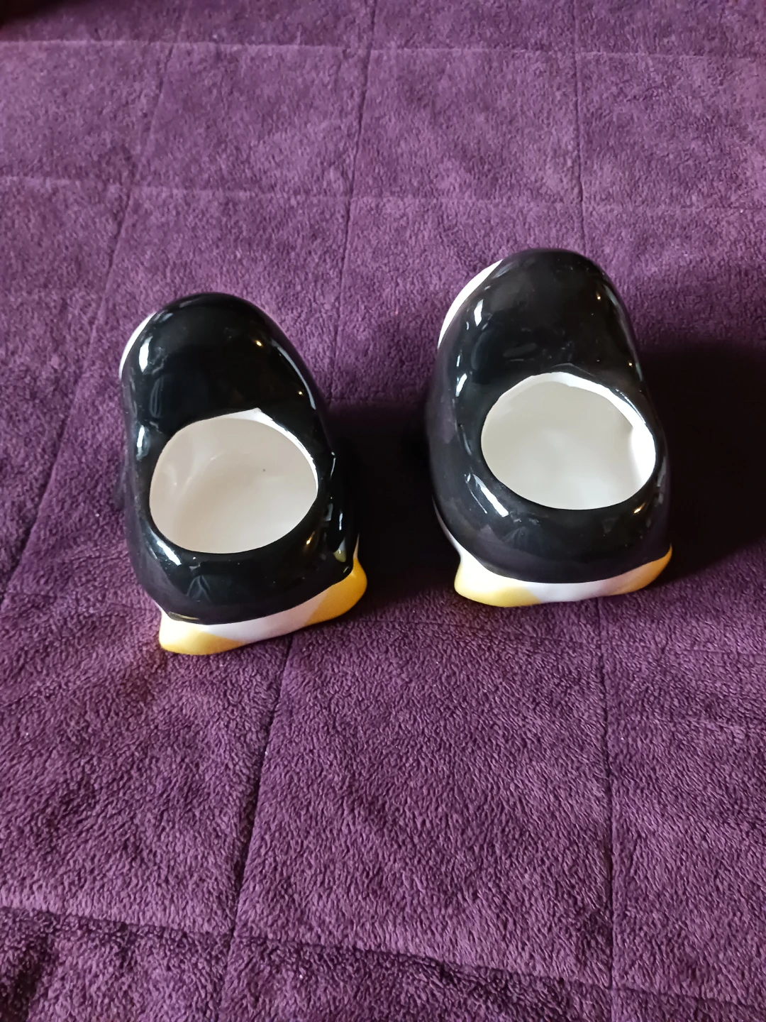 Set of 2 Ceramic Penguin Planters/Holders - photo 3