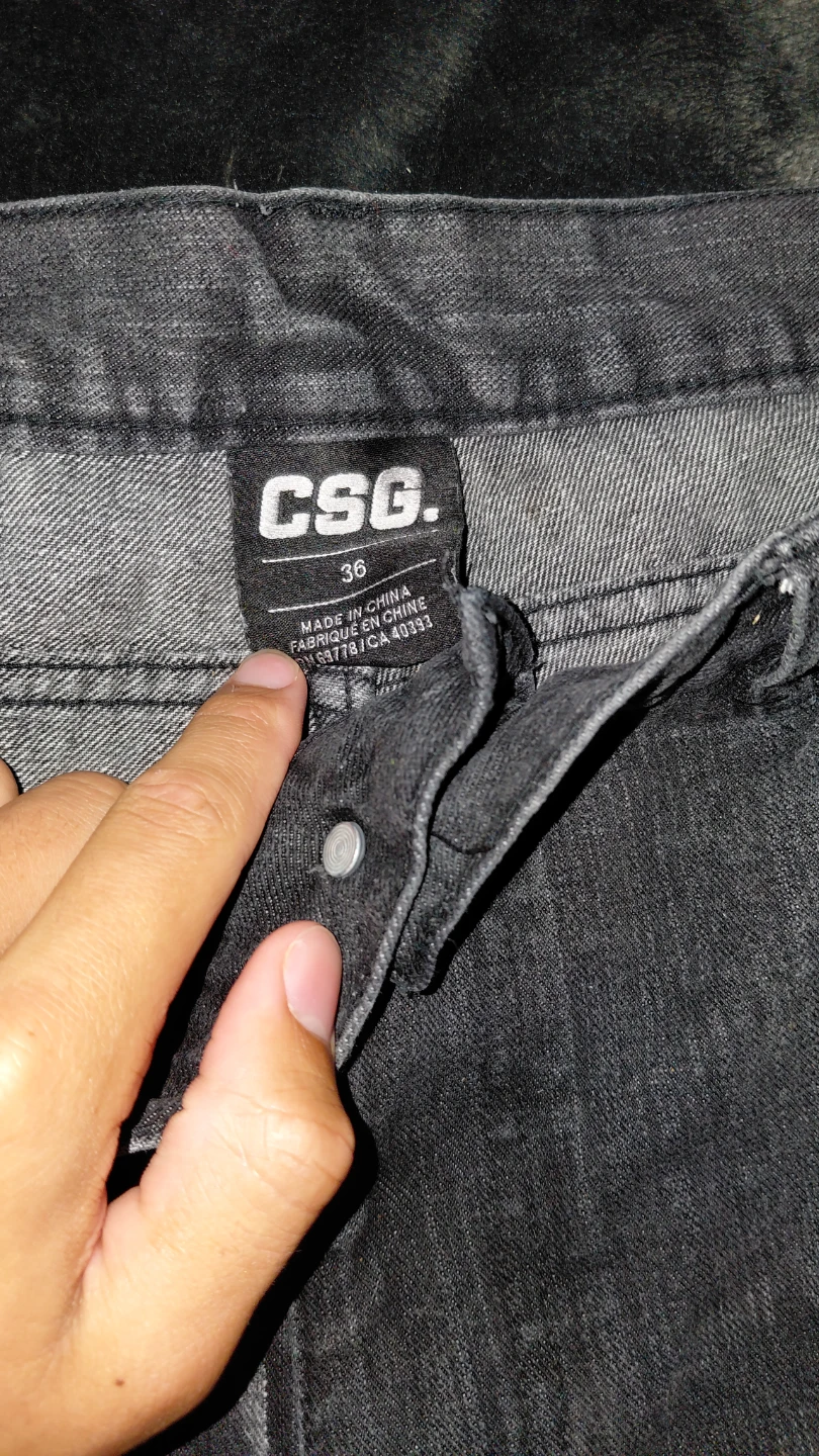 CSG. Black Ripped Denim Shorts - photo 4