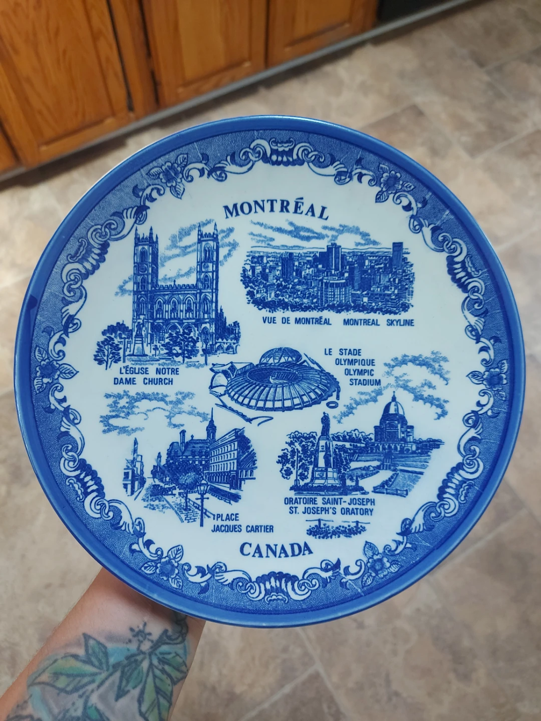 Vintage Montreal Decorative Plate