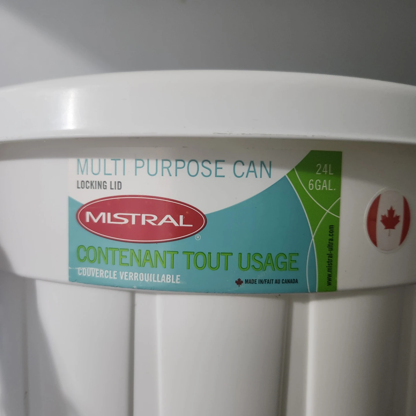 Mistral Multi-Purpose Can with Locking Lid - 24L - photo 2