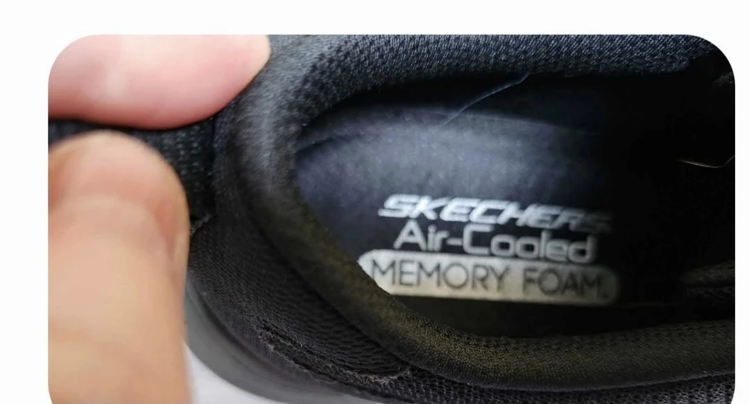 Skechers Slip-in's Air-Cooled Memory Foam Black Sneakers - photo 5