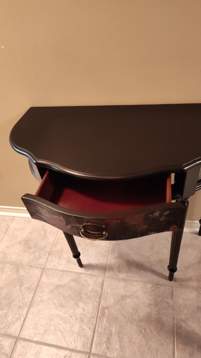 Black Bombay Console Table with Drawer - photo 4