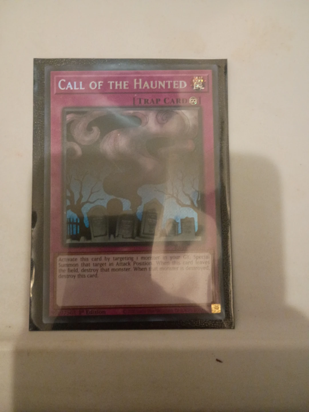 Yu-Gi-Oh! Call of the Haunted Trap Card 1st ⚽