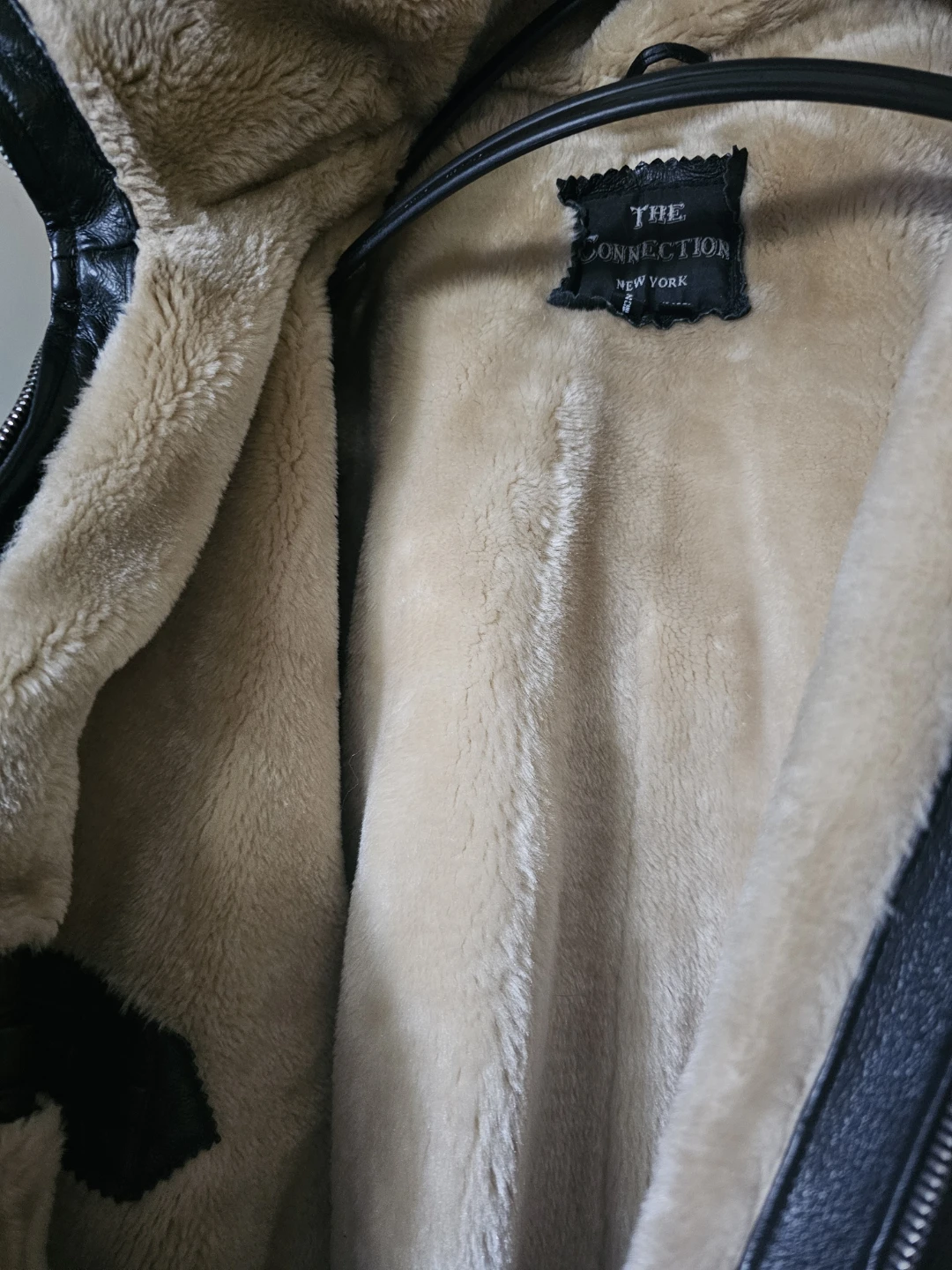 The Connection New York Men's Faux Leather Parka Jacket - photo 3