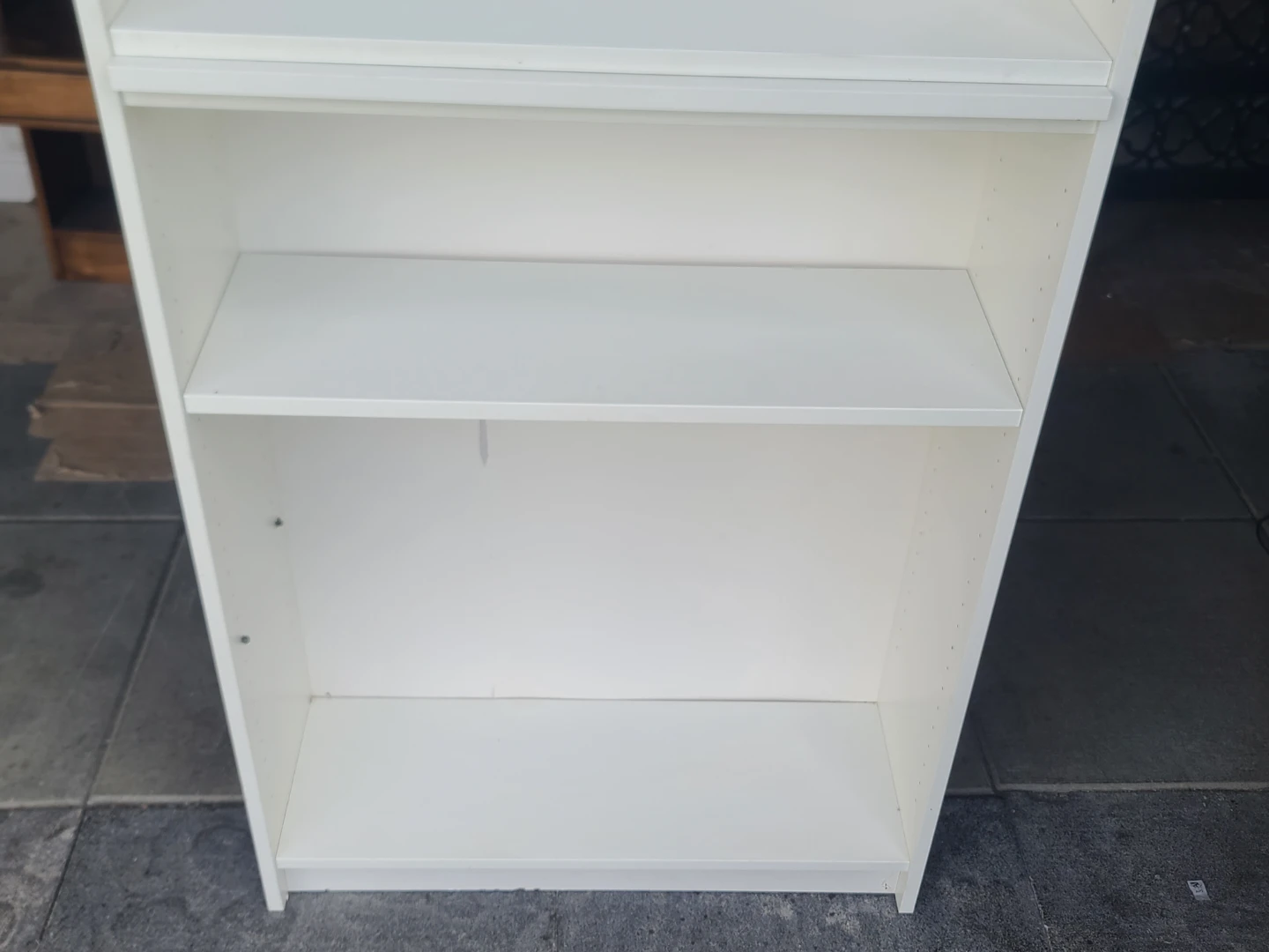 White 5-Shelf Bookcase - photo 3