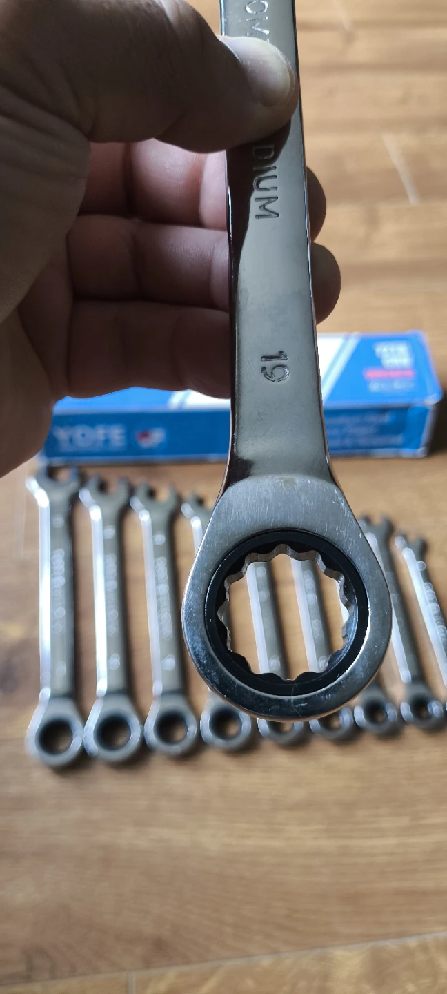 NEW YOFE 12-PC CR-V Combination Wrench Set + FREE Heavy-Duty bag - photo 5