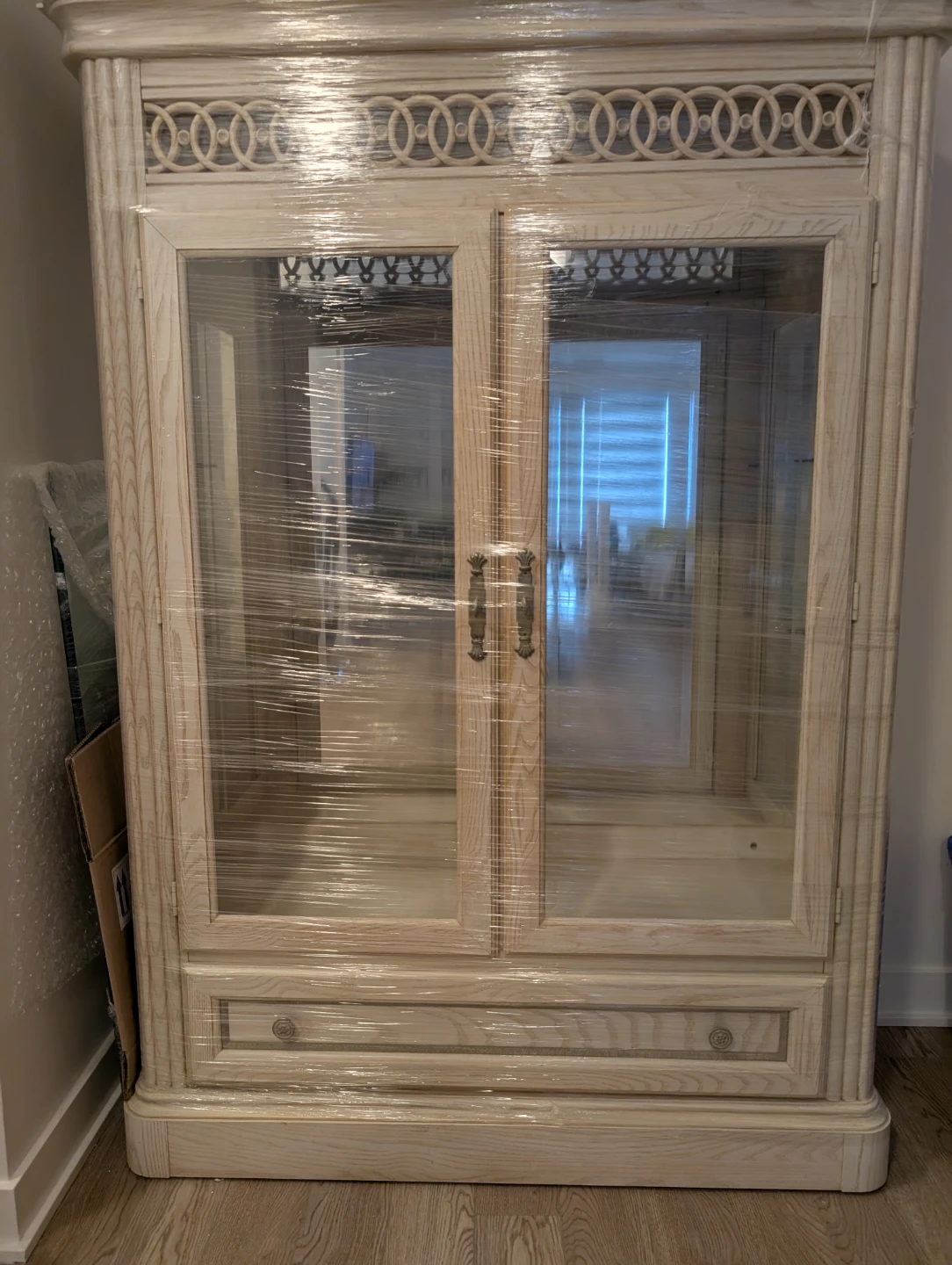 Solid Oak Display case/Armour