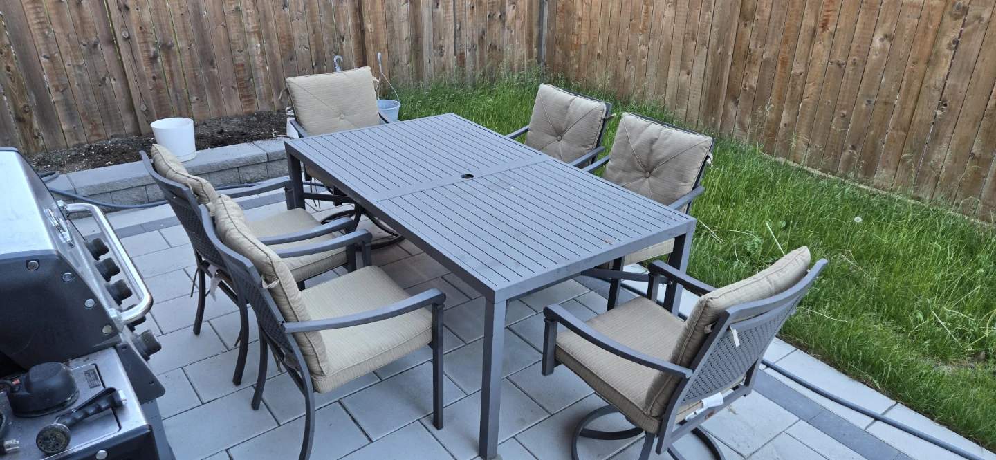 Outdoor Patio Set - Table and 6 Chairs - photo 3