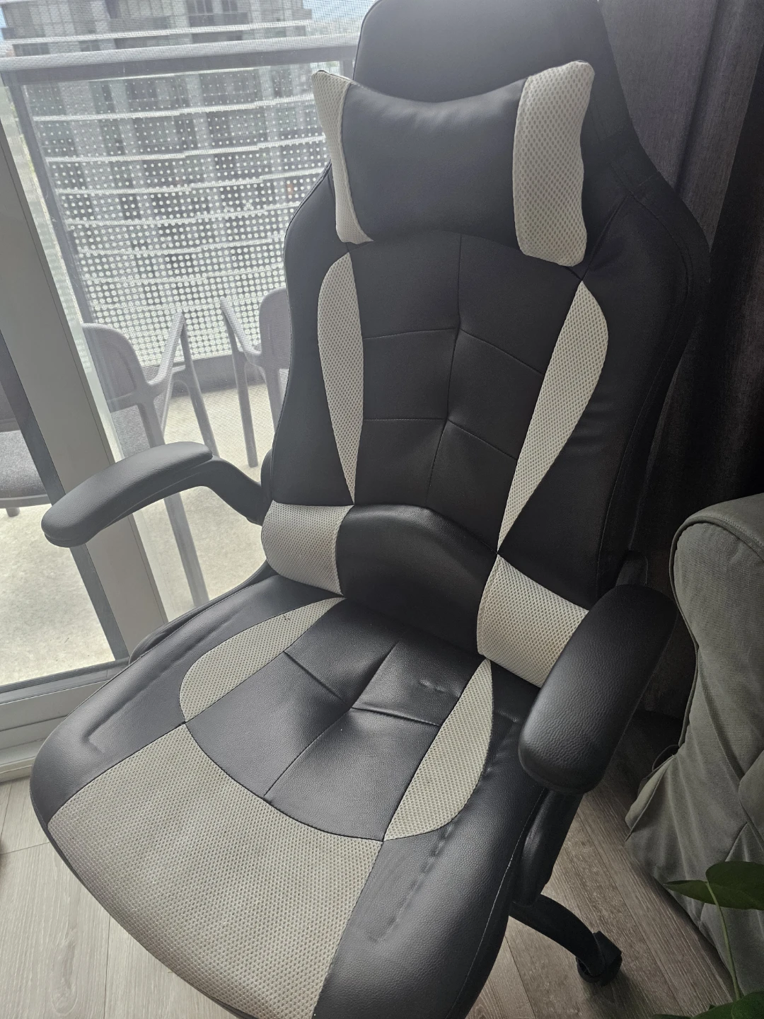 Black and White Gaming Chair Office Chair ⚽ - photo 2