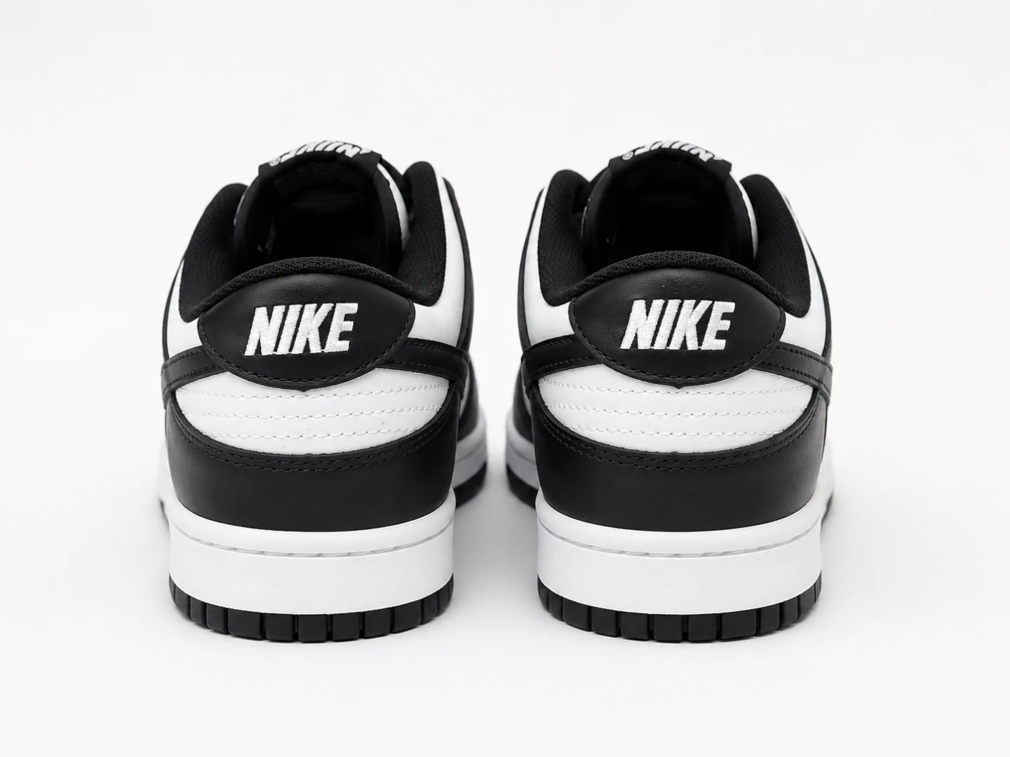 Nike Dunk Low Black White Sneakers - photo 3