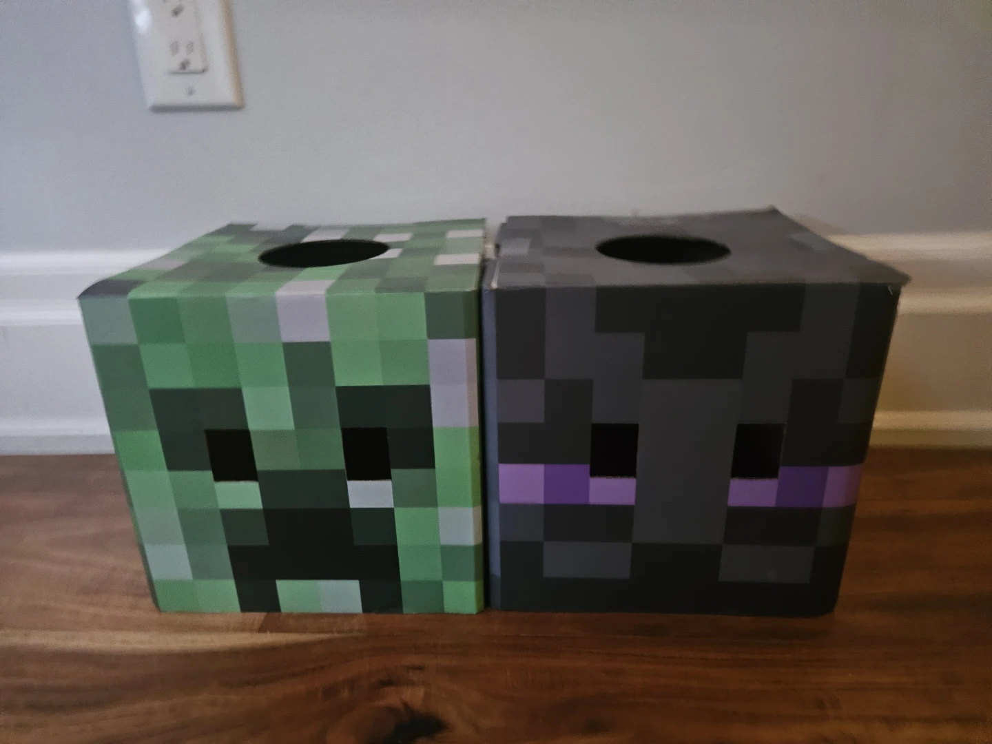 Minecraft Creeper & Enderman Tissue Box Covers
