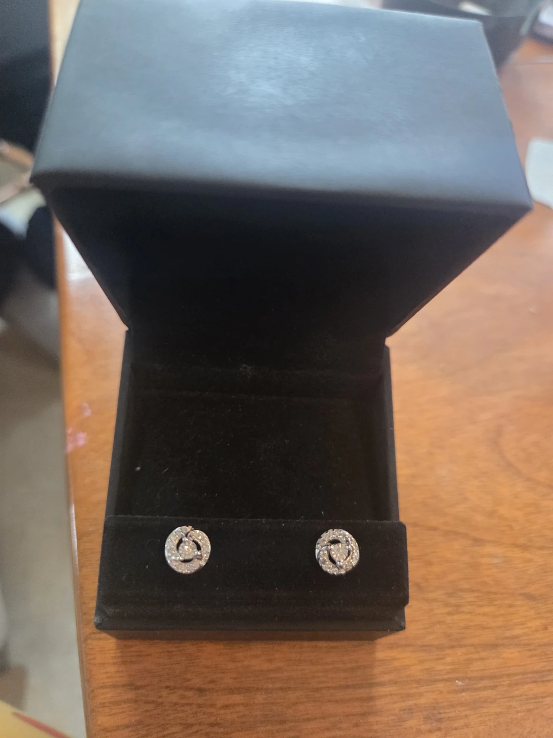 Peoples natural Diamond Stud Earrings