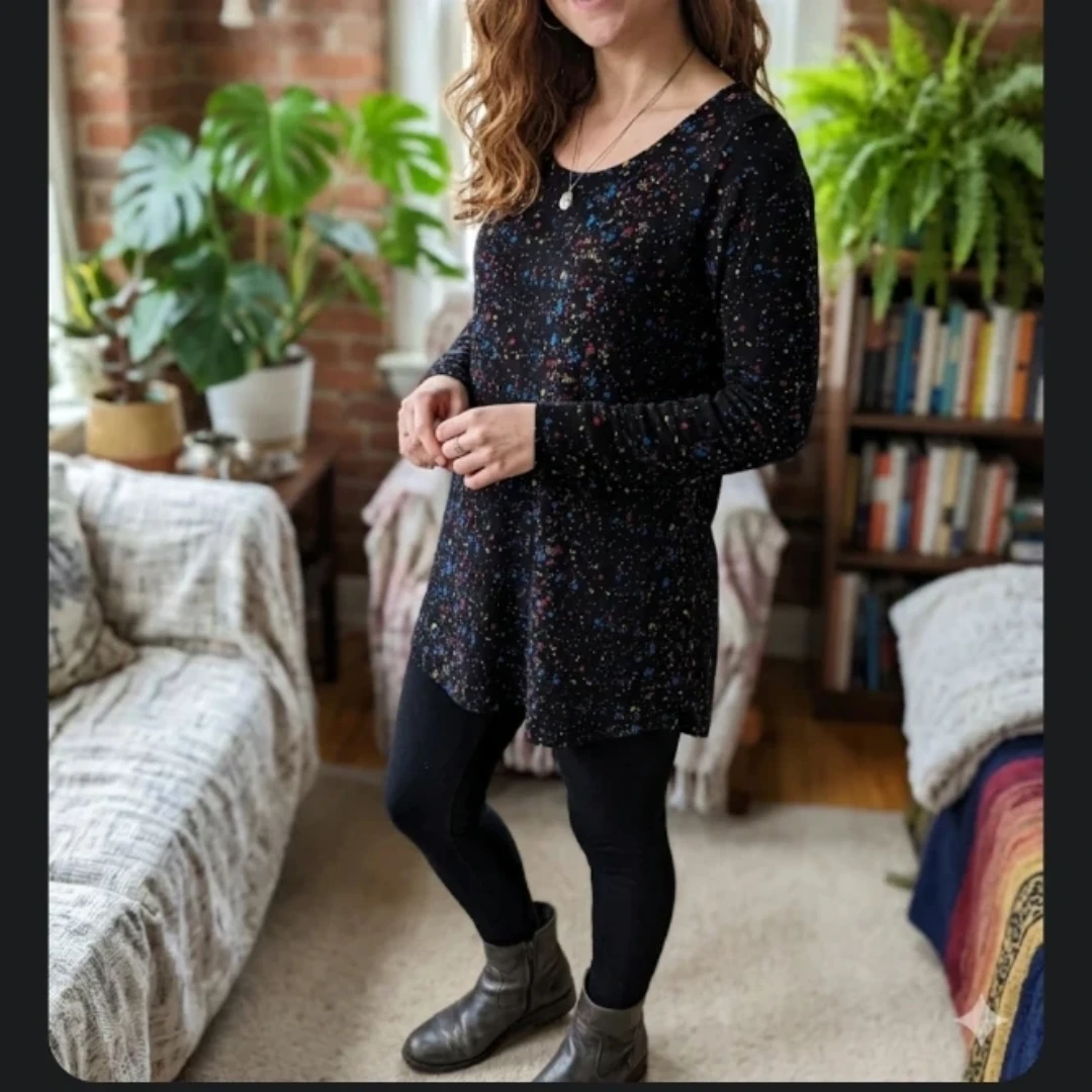 Long Sleeve Tunic Top Sweater