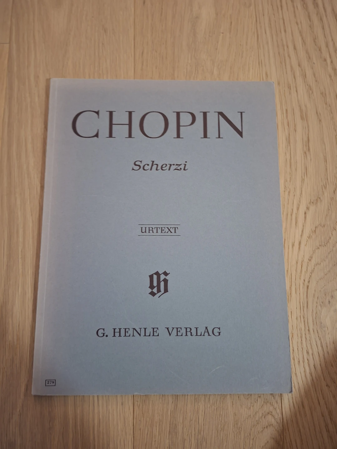 Chopin Scherzi Urtext Sheet Music by G. Henle Verlag