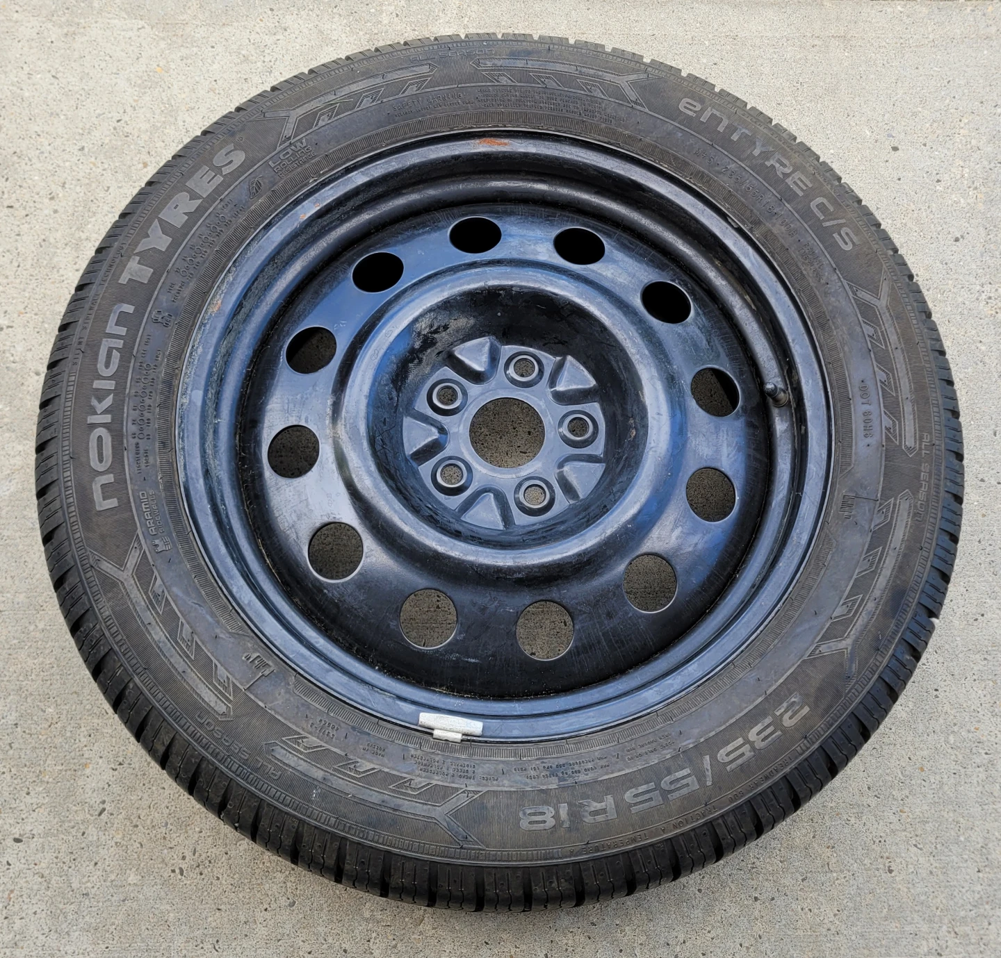 Toyota Sienna Full Size Spare Tire