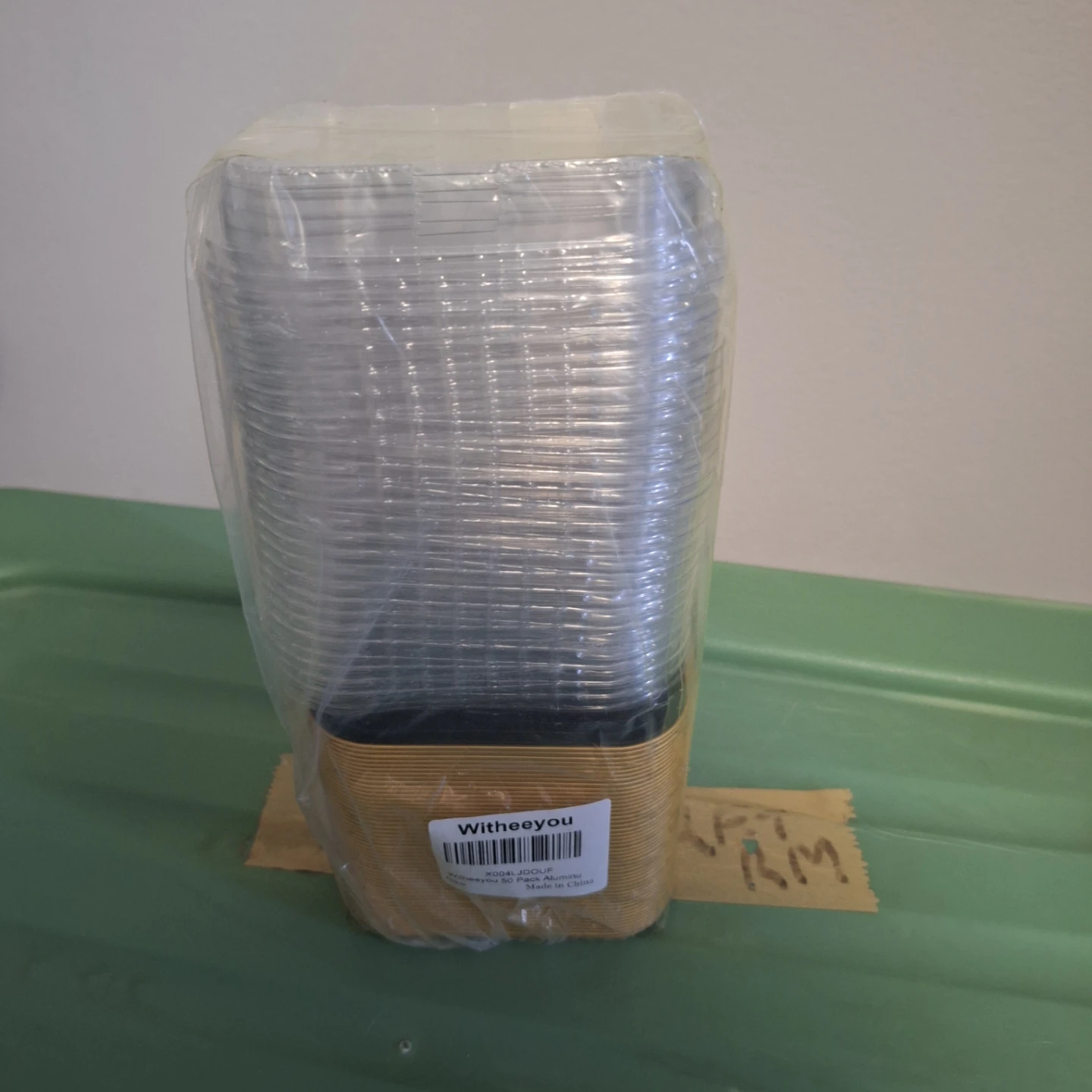 50 Pack Aluminum Foil Food Containers with Lids