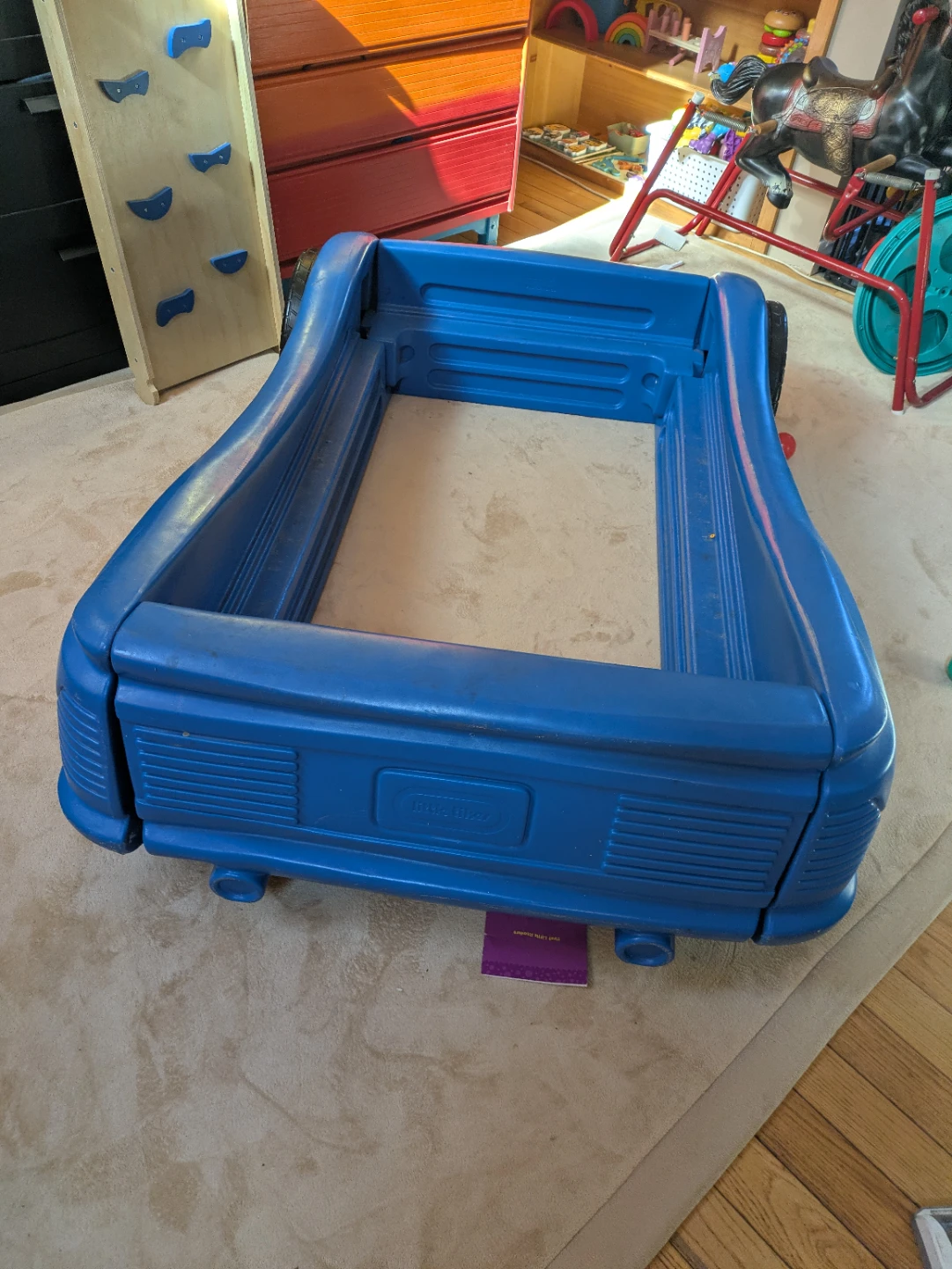 Little Tikes Blue Car Bed Frame