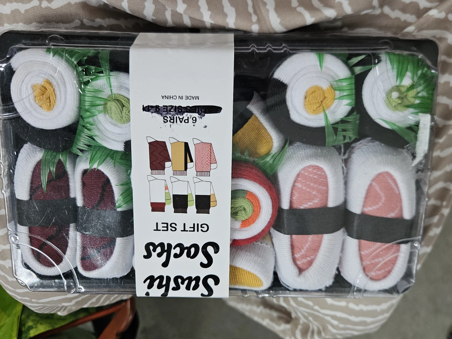 Sushi Socks Gift Set