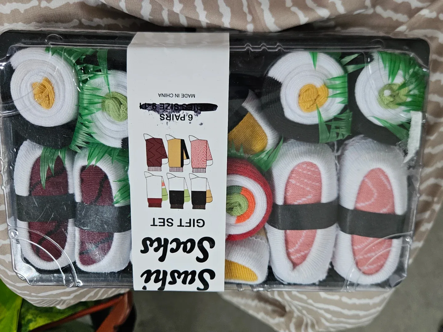 Sushi Socks Gift Set