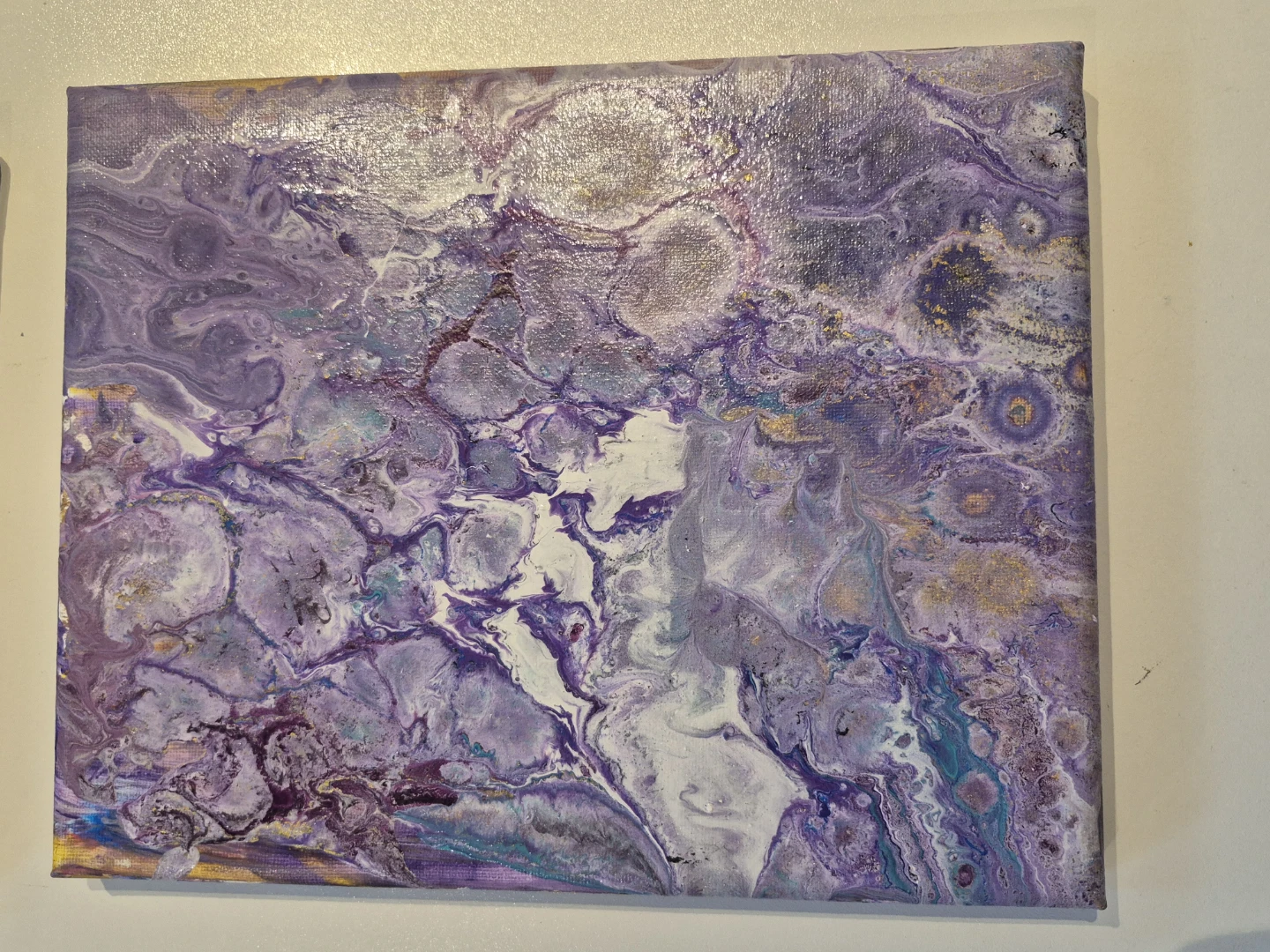 Purple Abstract Art Canvas