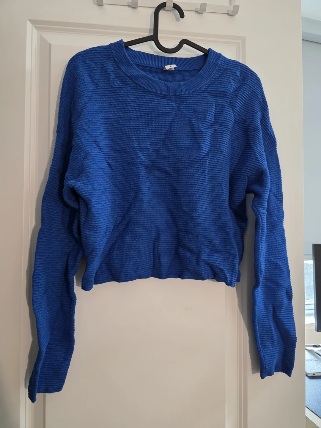 Dark Blue Long Sleeved Blouse