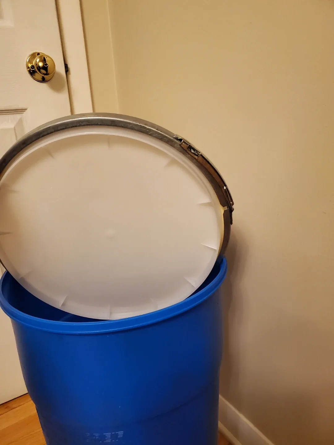 Greif 30-gallon Blue Plastic Drum - photo 3