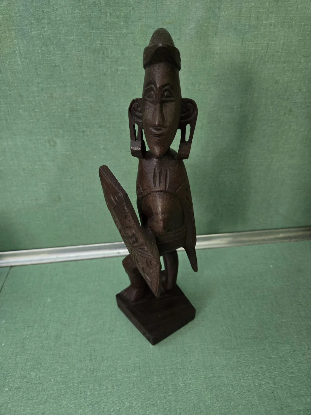 Two (2) Carved Wooden African Figurines - photo 2