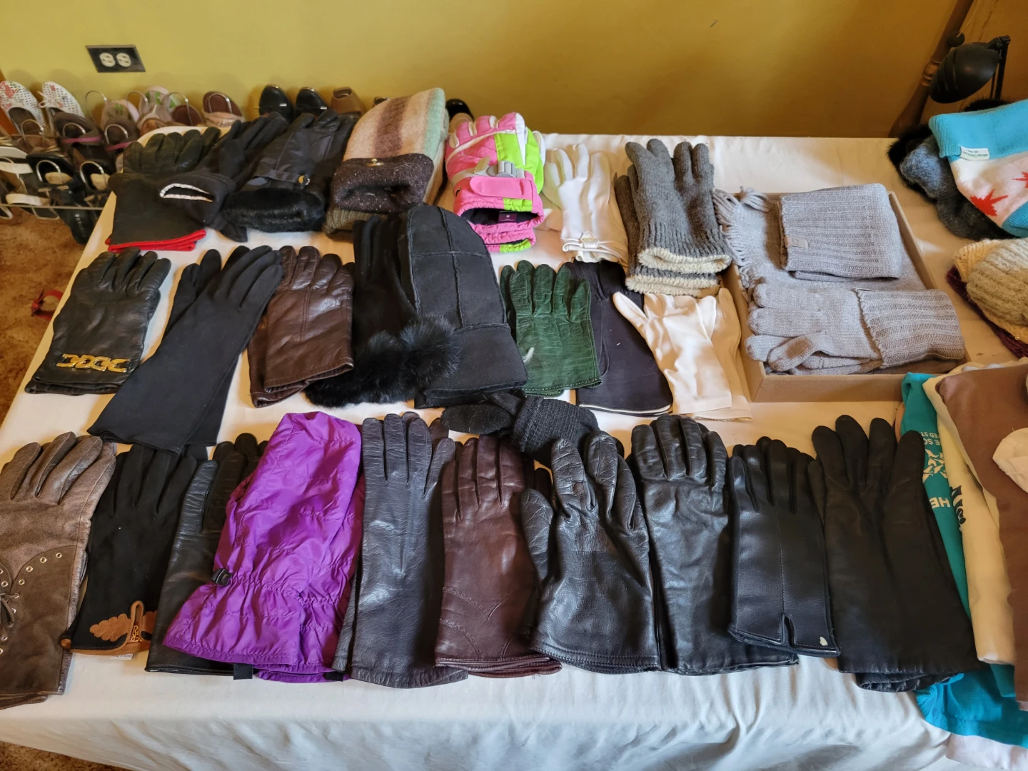 Assorted Gloves and Scarves Bundle