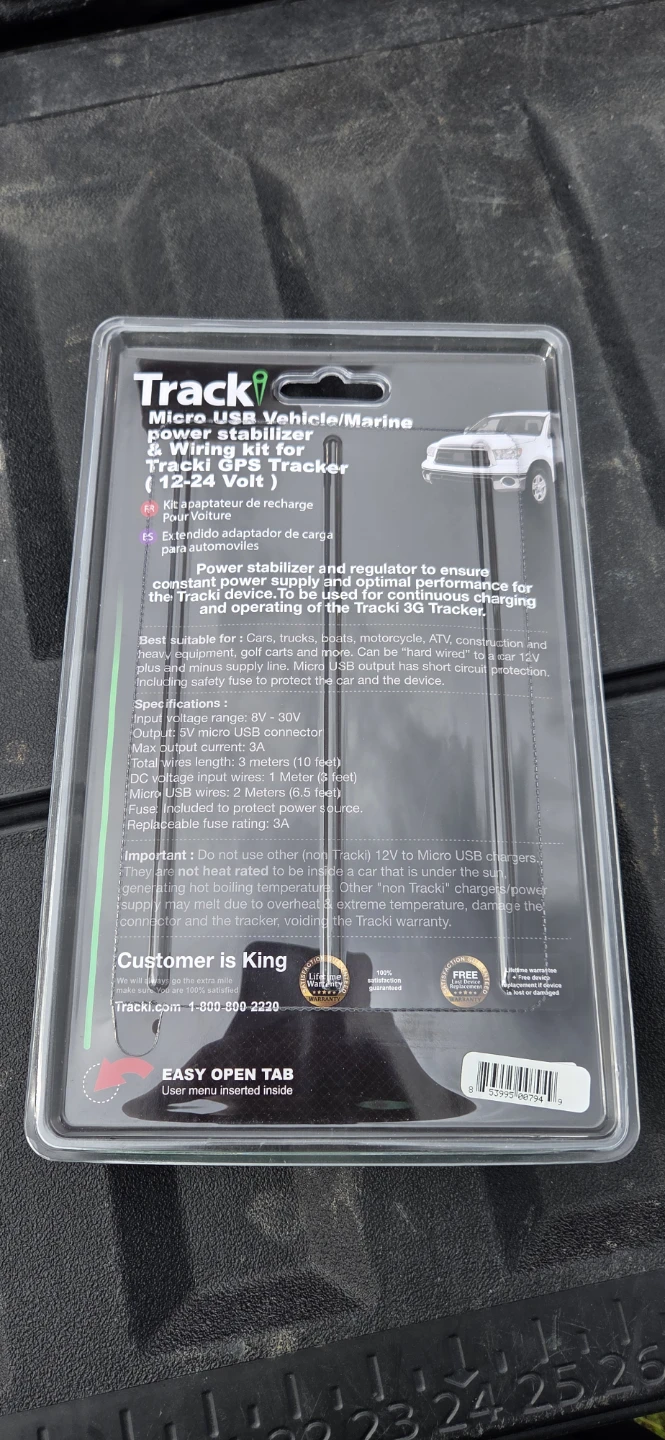 Track Micro USB Vehicle Kit for Tracki GPS Tracker - photo 2