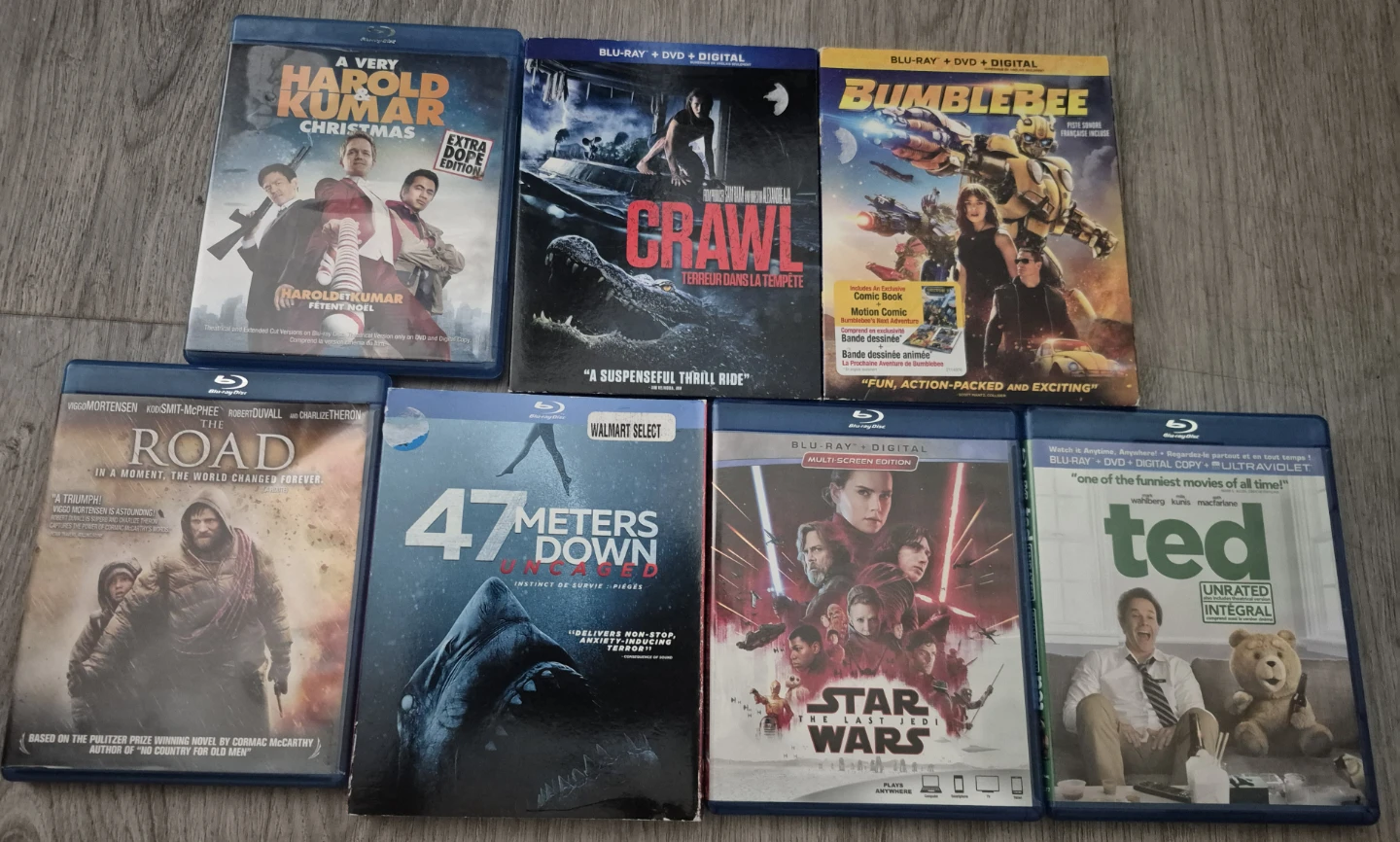 Blu-ray movies for sale