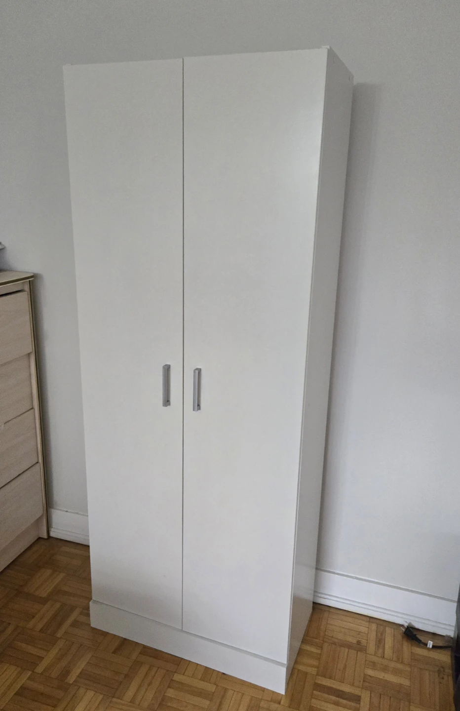 White Two-Door Cabinet/Storage Unit
