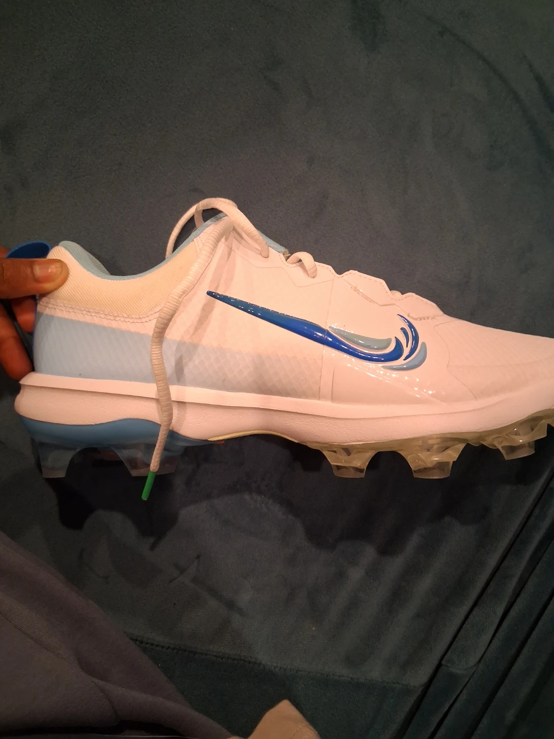Nike Golf Shoes - White/Blue Size 11 - photo 4